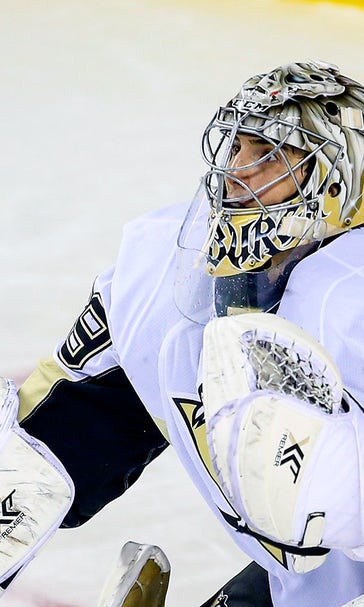 Fleury, Crosby carry Penguins to shutout win over Flames